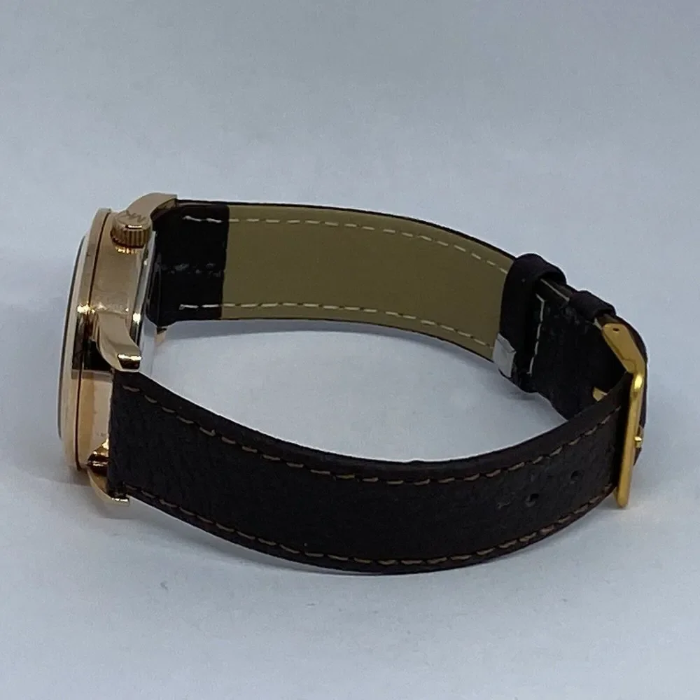 Michael Kors MK3486 Women's Brown Leather Analog Dial Quartz Wrist Watch KS555